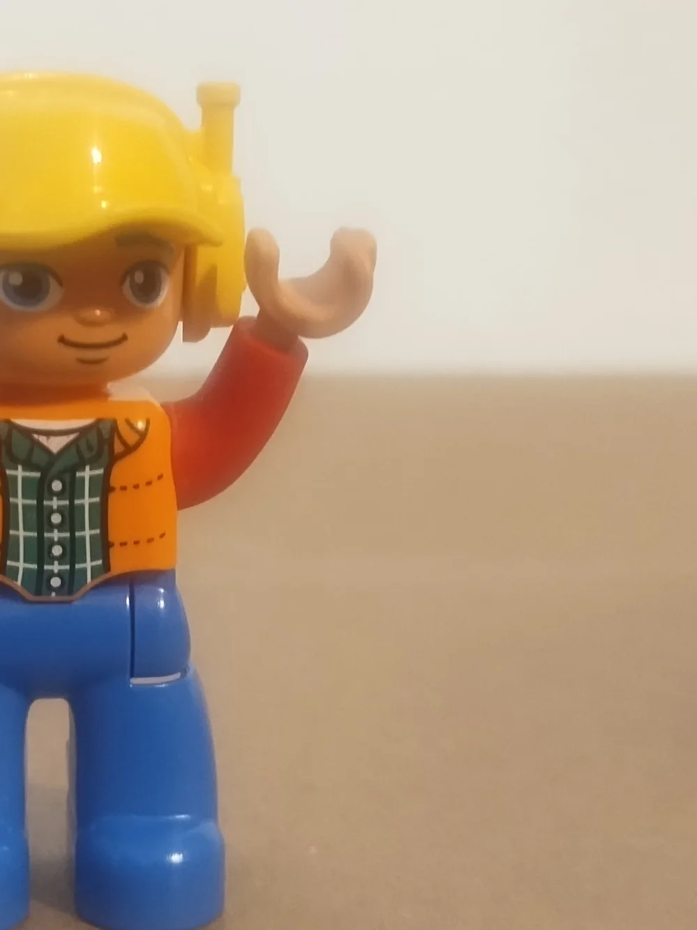 Lego Duplo Boy Man Construction Airline Headset Outfit Pants Figure